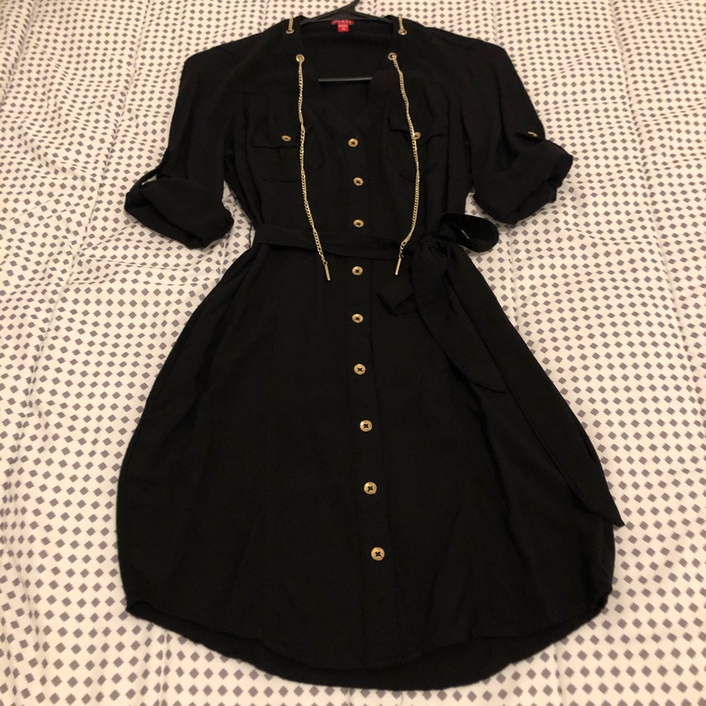 Guess Button Down Dress